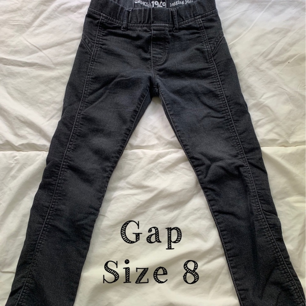 Girls Black Size 8 Gap Jeans